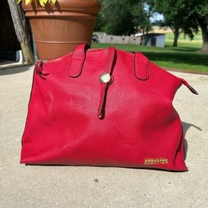 Kenneth Cole Reaction Red and Gold Purse